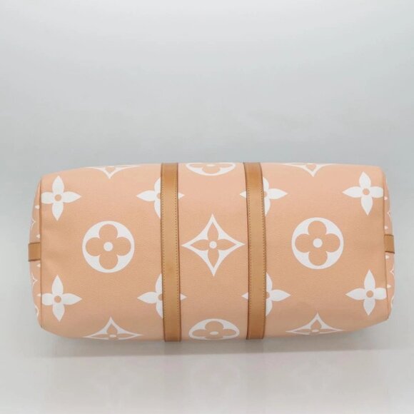 LOUIS VUITTON Monogram Giant Keepall Bandouliere 45 Bag Pink LV Auth 110446SA - Picture 7 of 16